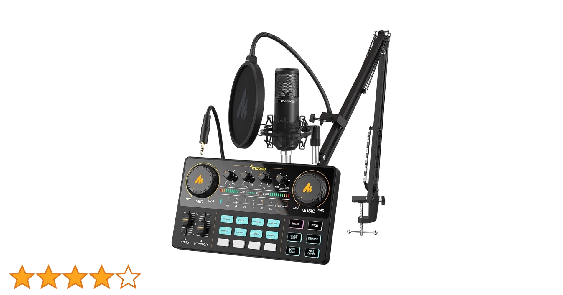 【美品】maono オーディオミキサーセット AU-AM200 S1 MAONO オーディオミキサー AU-AM200-S1 + マイクセット Amazon | MAONO